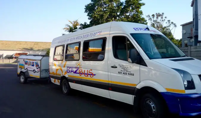 The popular backpacker Baz Bus in South Africa
