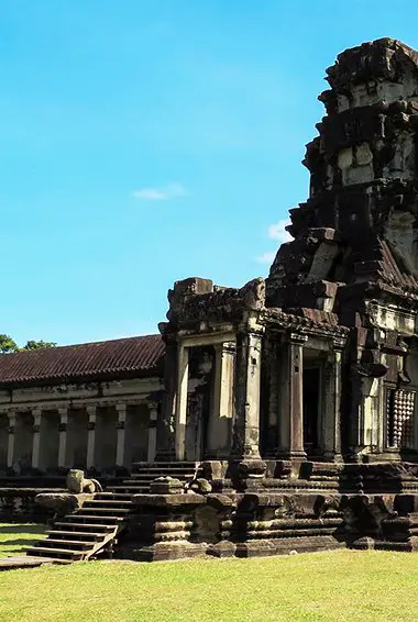 Angkor Wat temple entrance