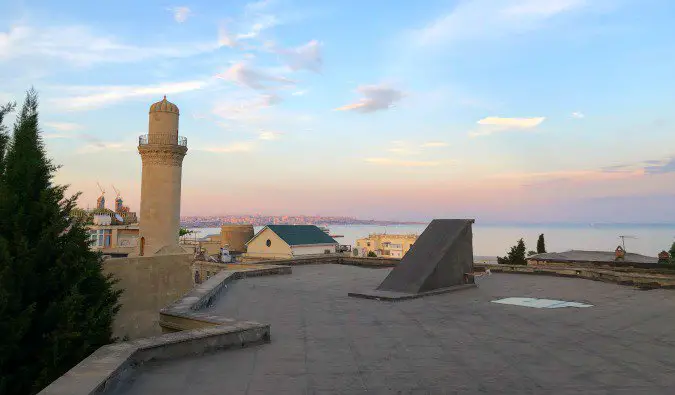 sunset in Azerbaijan