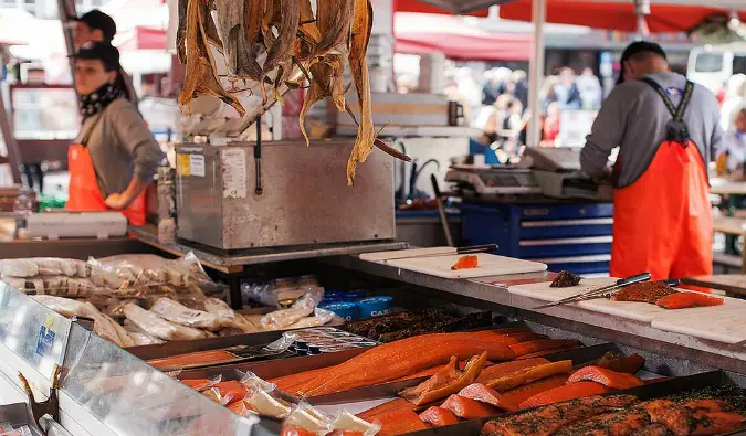 bergen norway fish market