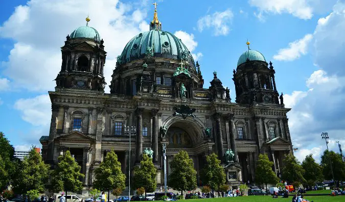 Photos of the massive building called The Dom in the city of Berlin