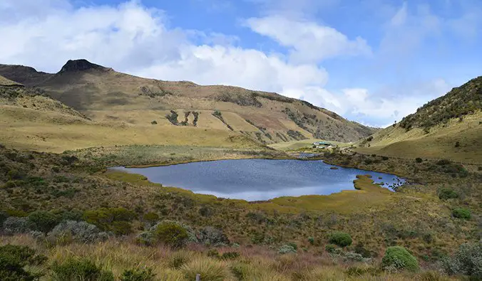 a lake in Chingaza National Park, Colombia