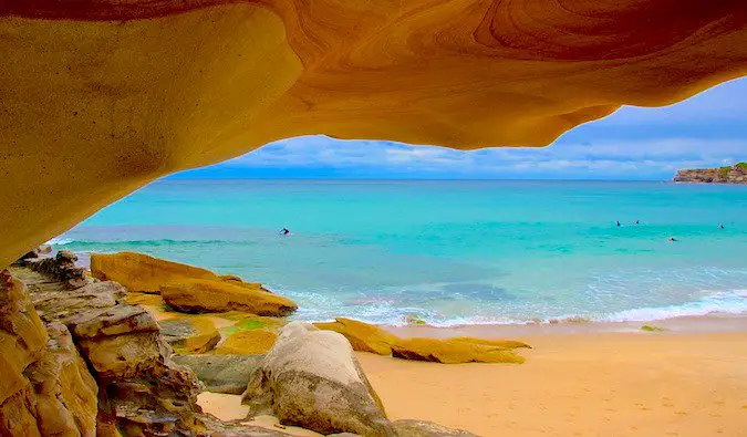 A beautiful beach on a sunny day in Australia