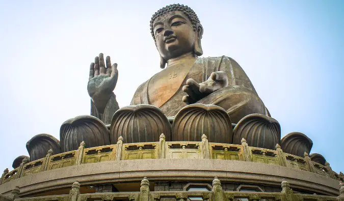 giant buddha on lantau island