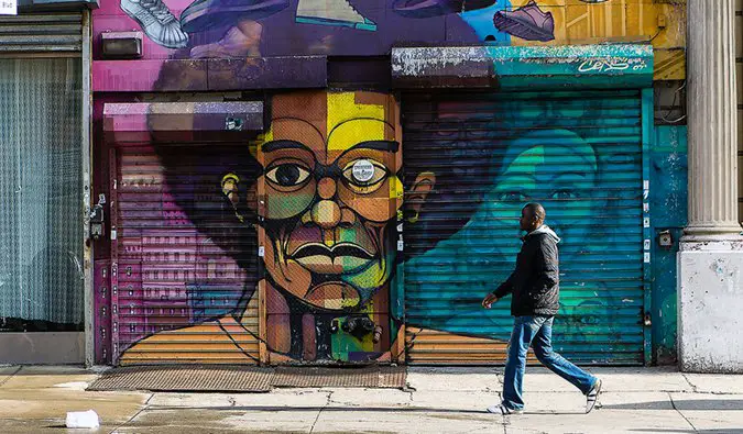 street art in Harlem; Photo by Jose Carlos Machado (flickr:@joseclm)