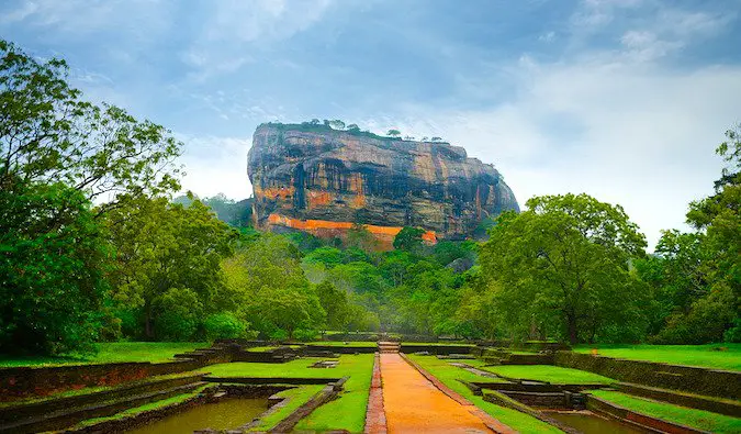 Sigiriya rock fortress in Sri Lanka