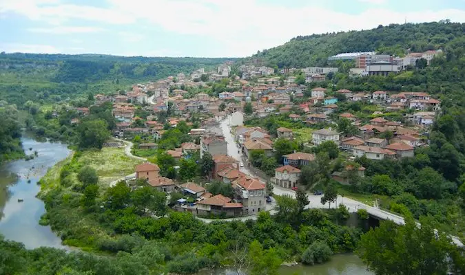 a little town near velinko tarnovo, bulgaria