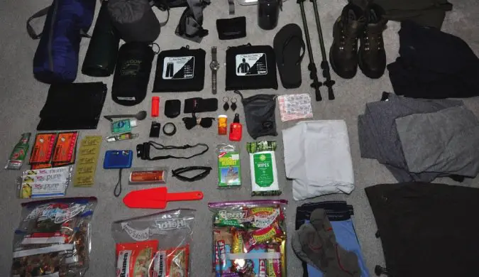 Way too much gear to pack in a backpack