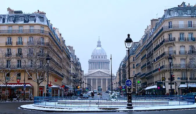 Visitando París en invierno